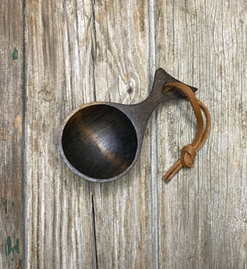 Ebonised Cherry Wood Coffee Scoop OP0071