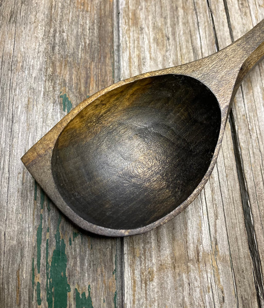 Ebonised Cherry Pot Scraper Spoon OP0066