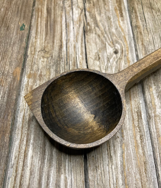 Ebonised Cherry Pot Scraper Spoon OP0064