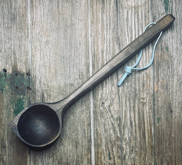 Ebonised Cherry Pot Scraping Spoon OP215