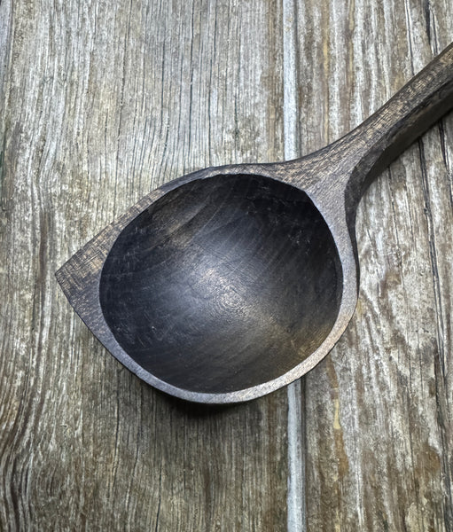 Ebonised Cherry Pot Scraping Spoon OP215