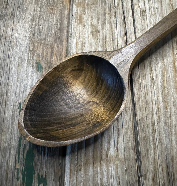 Ebonised Cherry Wood Serving Spoon OP0090