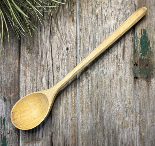 Sycamore wood serving spoon OP0088