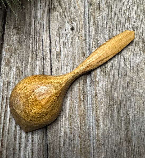 Swedish Style Cherry Wood Eating Spoon OP0084