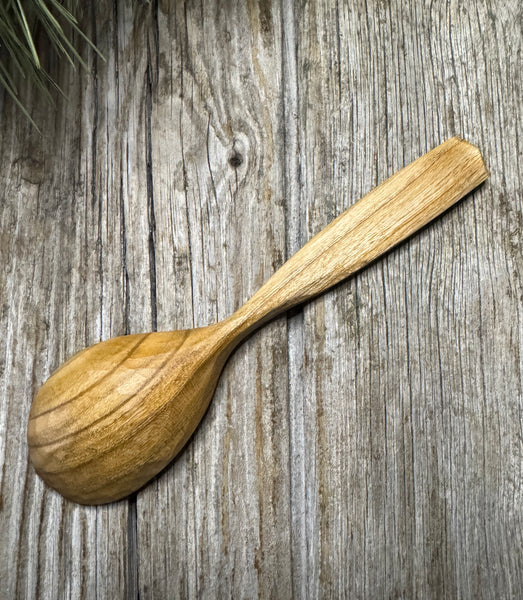 OP0077 Cherry Wood Eating Spoon