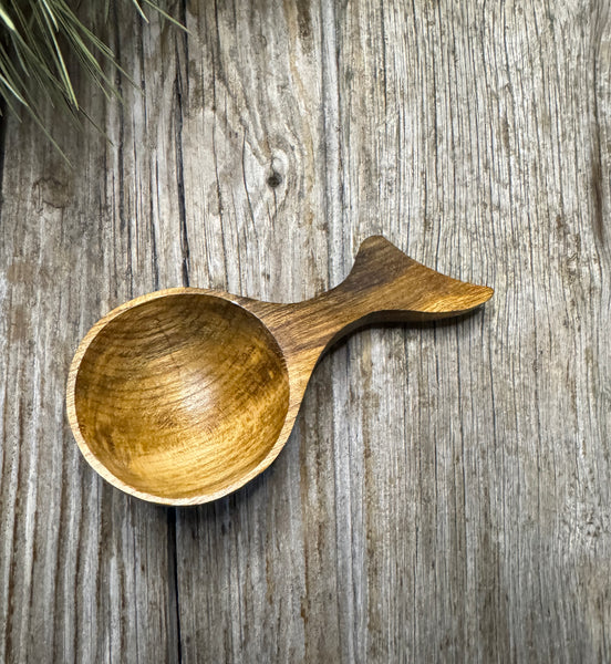 Small Cherry Wood Scoop OP0079