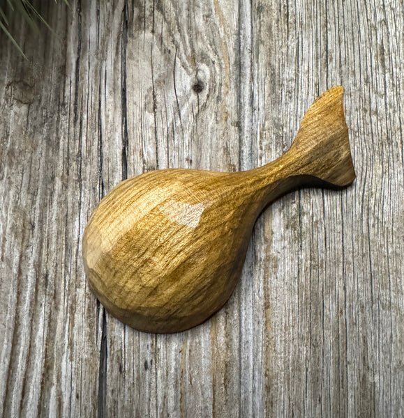 Small Cherry Wood Scoop OP0079