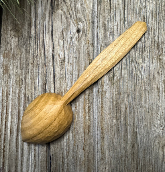 OP0075 Cherry Wood Eating Spoon