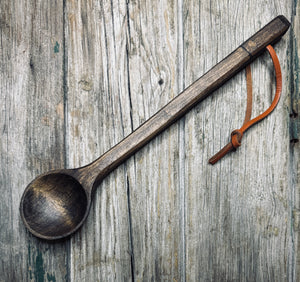 Ebonised Cherry Wood Cooking Spoon OP0096