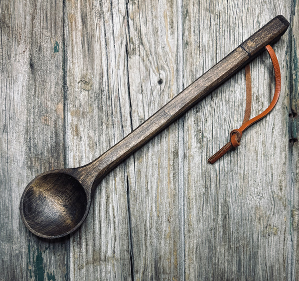 Ebonised Cherry Wood Cooking Spoon OP0096