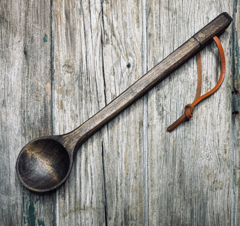 Ebonised Cherry Wood Cooking Spoon OP0096