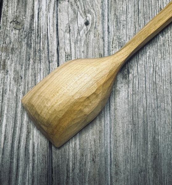 Flat-topped Cherry Wood Cooking Spoon OP0095