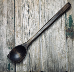 Ebonised Cherry Wood Pot Scraper Cooking Spoon OP0100