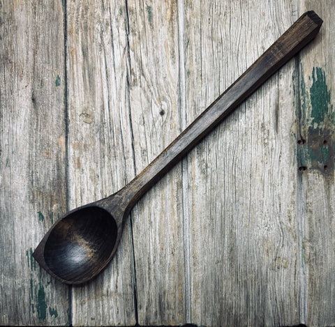 Ebonised Cherry Wood Pot Scraper Cooking Spoon OP0100