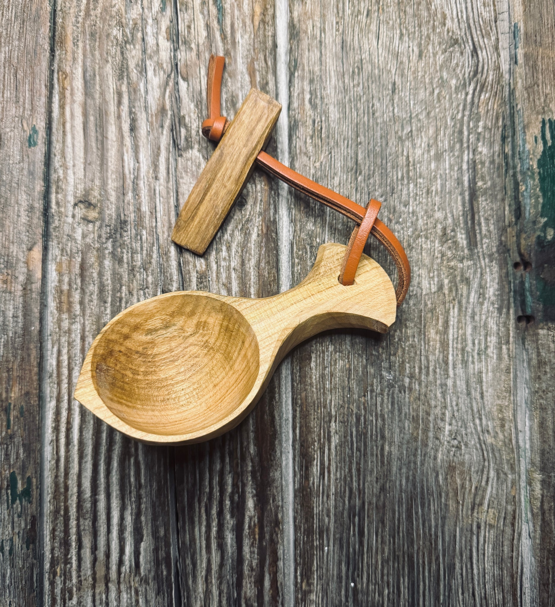 OP109 Cherry Wood Backpacker's Canoe Cup