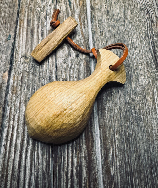 OP109 Cherry Wood Backpacker's Canoe Cup