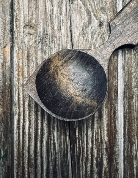OP108 Ebonised Cherry Wood Pocket Spoon