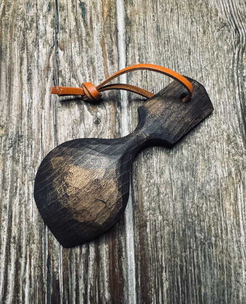 OP108 Ebonised Cherry Wood Pocket Spoon