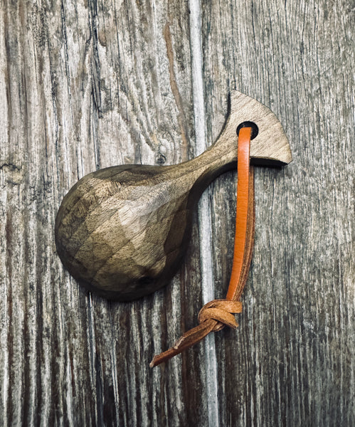 OP107 Large Walnut Coffee Scoop