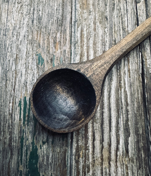 Ebonised Cherry Jar Spoon OP106