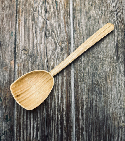 OP105 Large Cherry Wood Eating Spoon