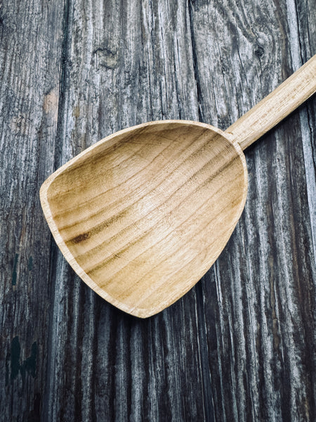 OP105 Large Cherry Wood Eating Spoon