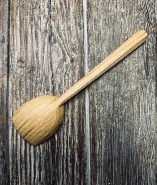 OP105 Large Cherry Wood Eating Spoon