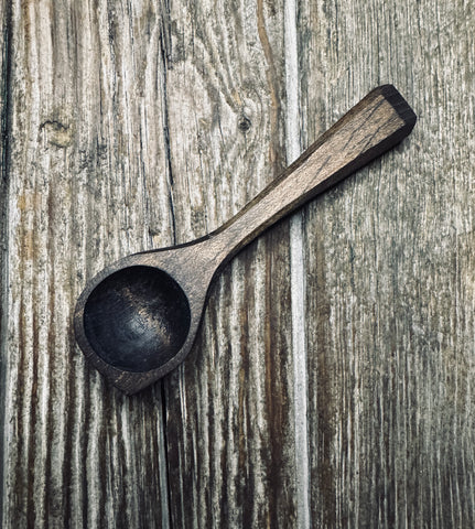 Ebonised Cherry Wood Coffee Scoop OP102