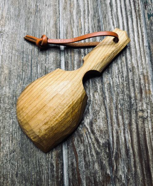 OP207 Large Cherry Wood Pocket Spoon