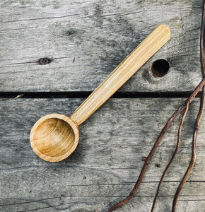 OP0045 Cherry Wood Coffee Scoop