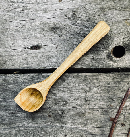 OP0044 Small cherry wood scoop