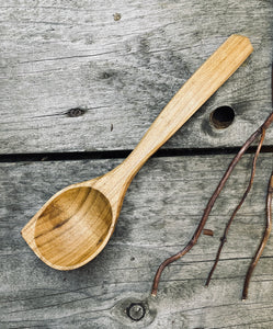 OP0055 Cherry Wood Eating Spoon