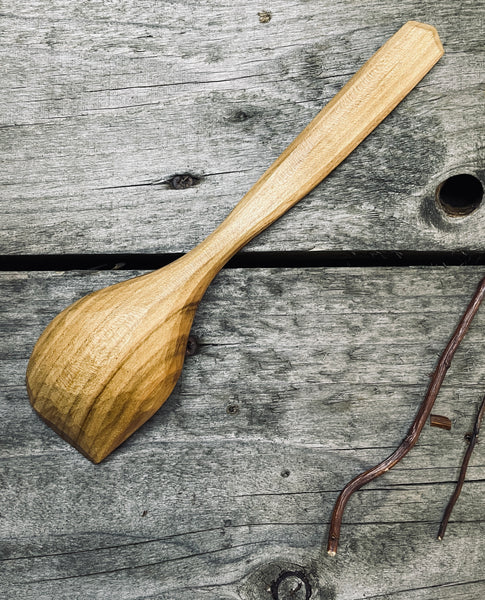 OP0055 Cherry Wood Eating Spoon