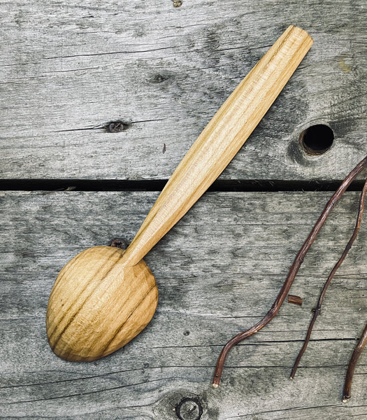 OP0057 Cherry Wood Eating Spoon