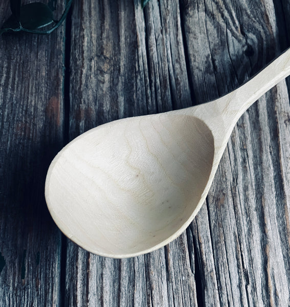 0010 walnut wood eating spoon